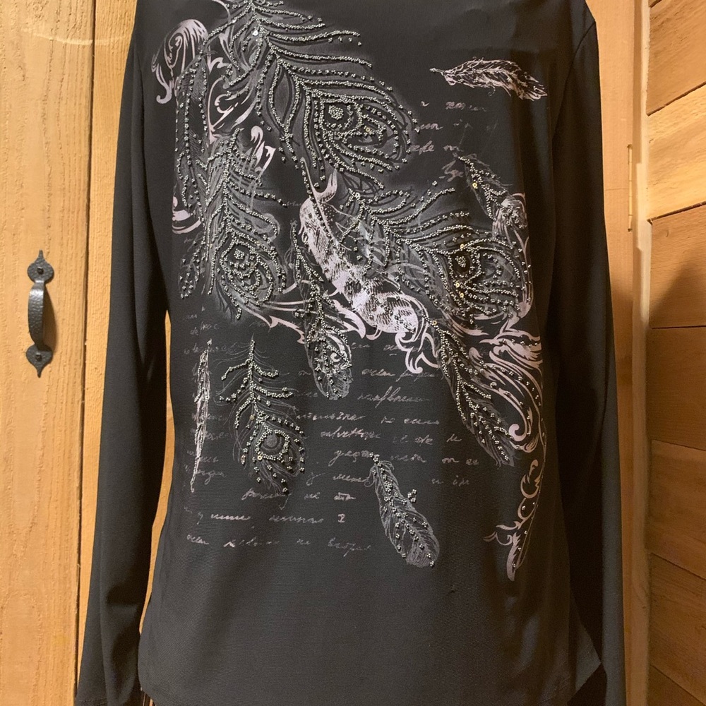 Bleeker & McDougal beaded top